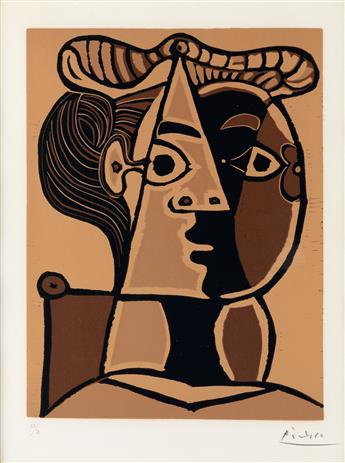 PABLO PICASSO Femme assise au Chignon.
